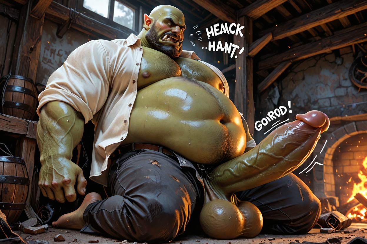Oversized Pecs, Hyper Body Hair, Beitemian AI Gay Porn