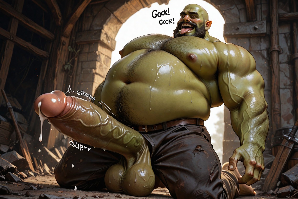 Sound Effects, Side View, Hyper Hairy Chest AI Gay Porn