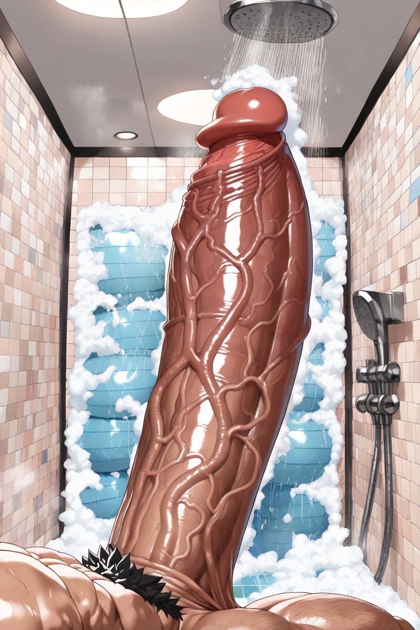 Macro Cock Much Bigger Than Body, Hyper, Extreme Hyper Penis AI Gay Porn
