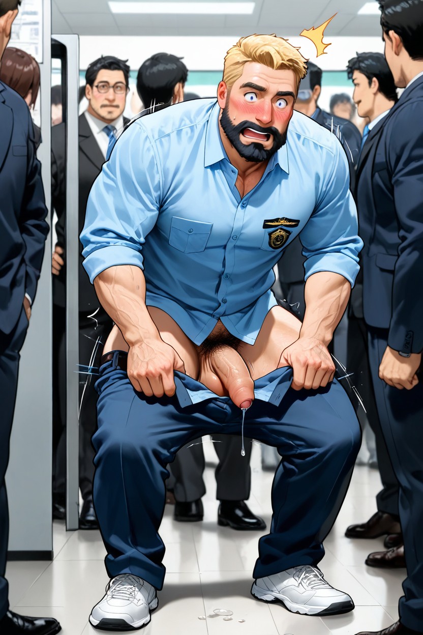 Camisa De Oficina, Someone Pulls Down His Pants, Black Hair Porno gay IA