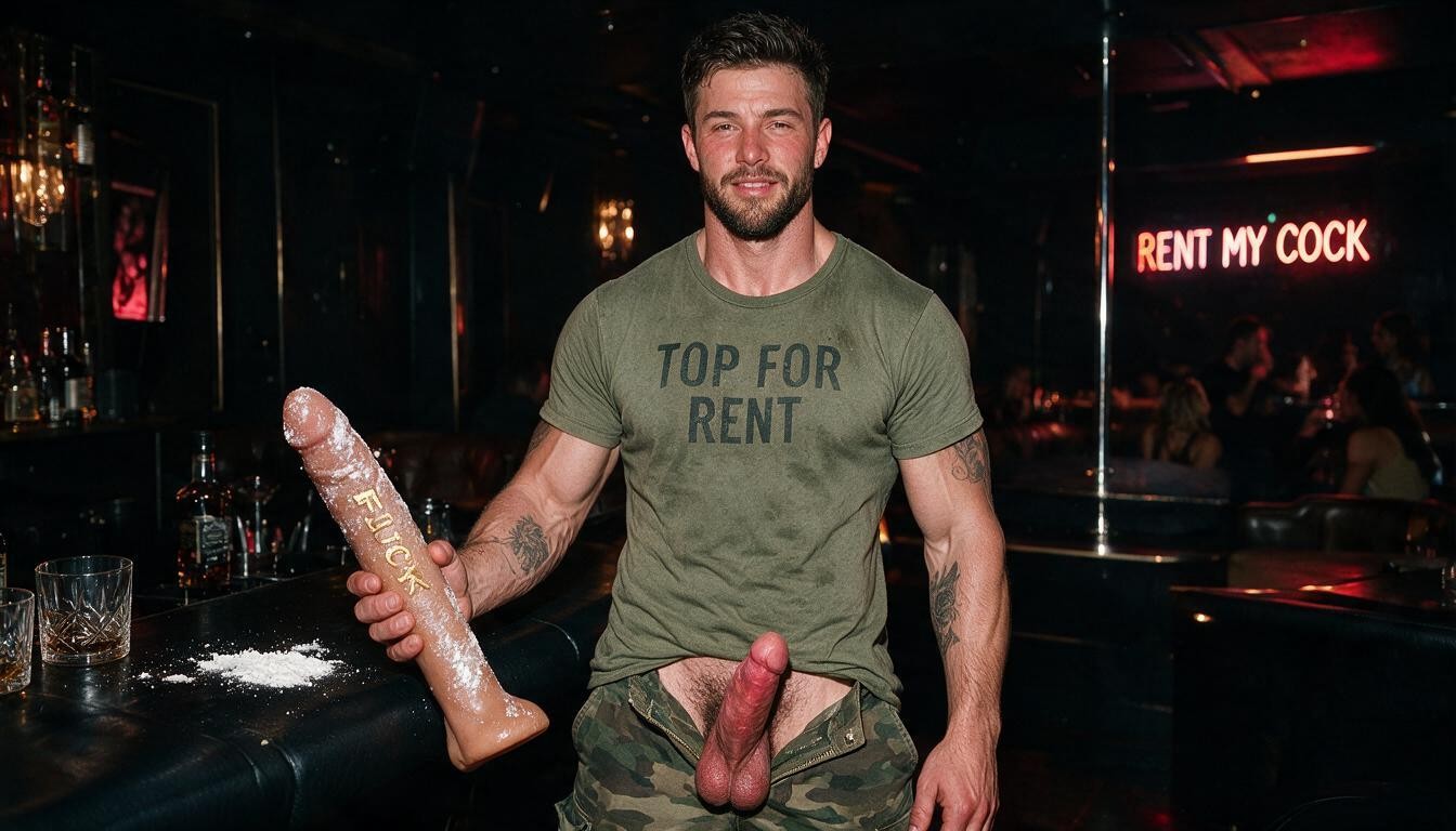 Army Green, Black Walls, Solo God Of War As Soldier AI Gay Porn