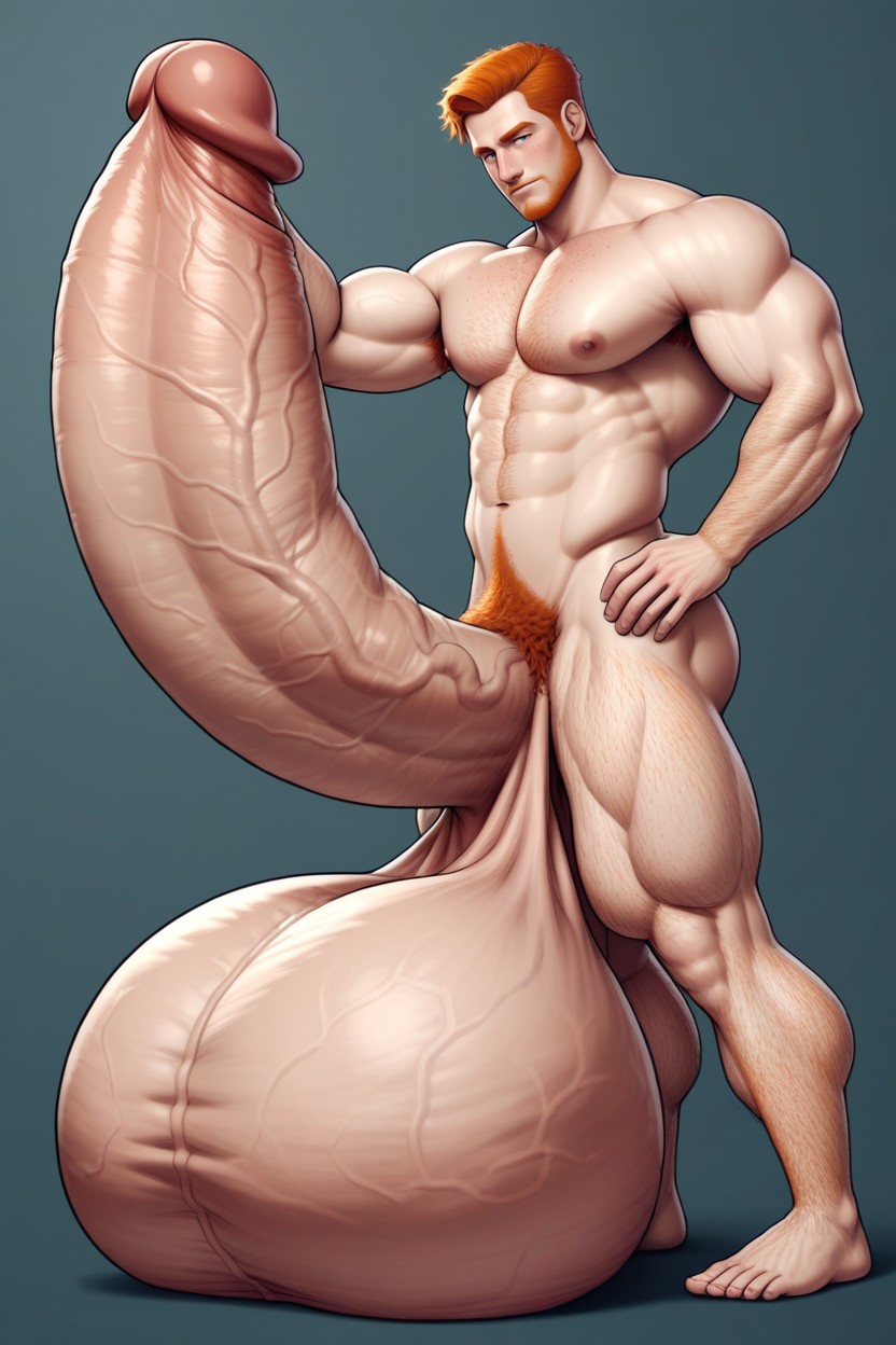 Ginger Body Hair, Extreme Hyper Balls, Hyper Massive Balls Porno gay IA