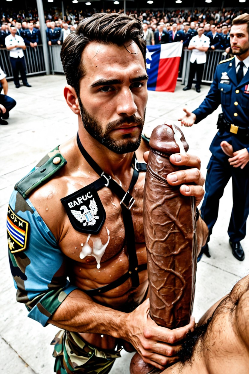 Hugging Cock, Photorealistic, Bara AI Gay Porn