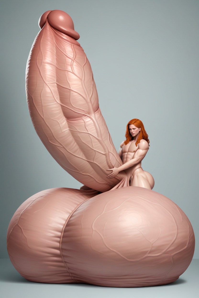 More Massive Balls, Ball Growth, More Extreme Ball Growth AI Gay Porn