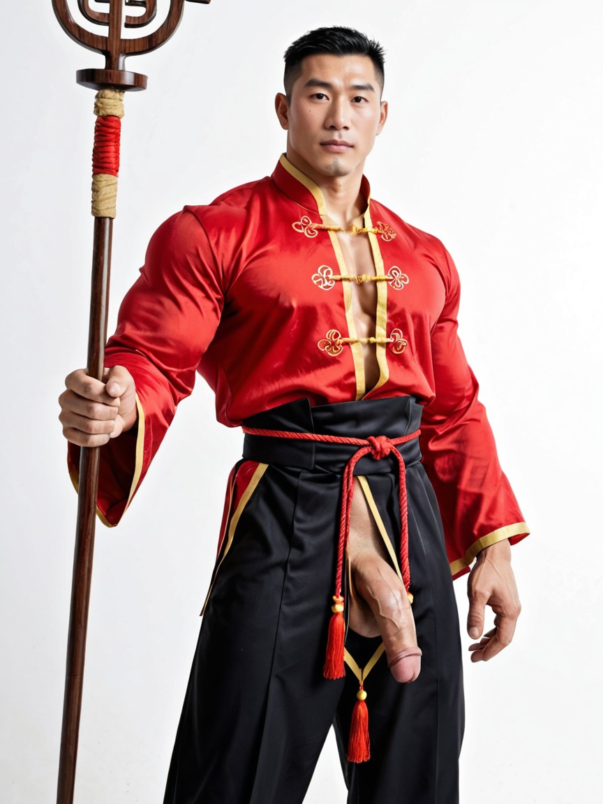 Giant Nose, China Man, Smooth Natural Fabric Folds Porno IA Gay
