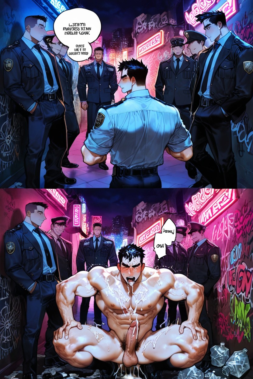 Sex Comic, Cum On Body, Cum Everywhere AI Gay Porn