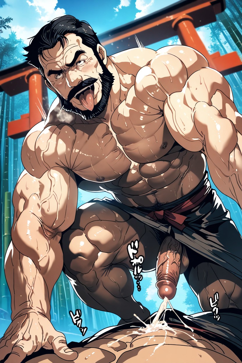 Wet, Ahegao, Enormous Thick Arms Porno IA Gay