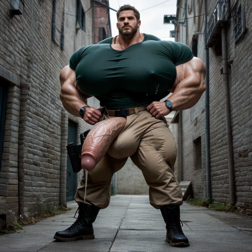 Bottom Up, 18+, Extremely Large Ass AI Gay Porn