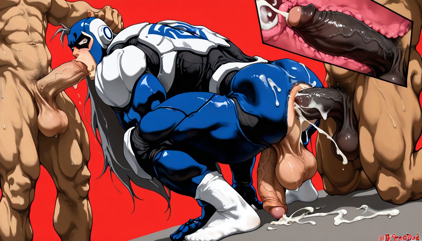 Foreskin, Bottom Up, White AI Gay Porn