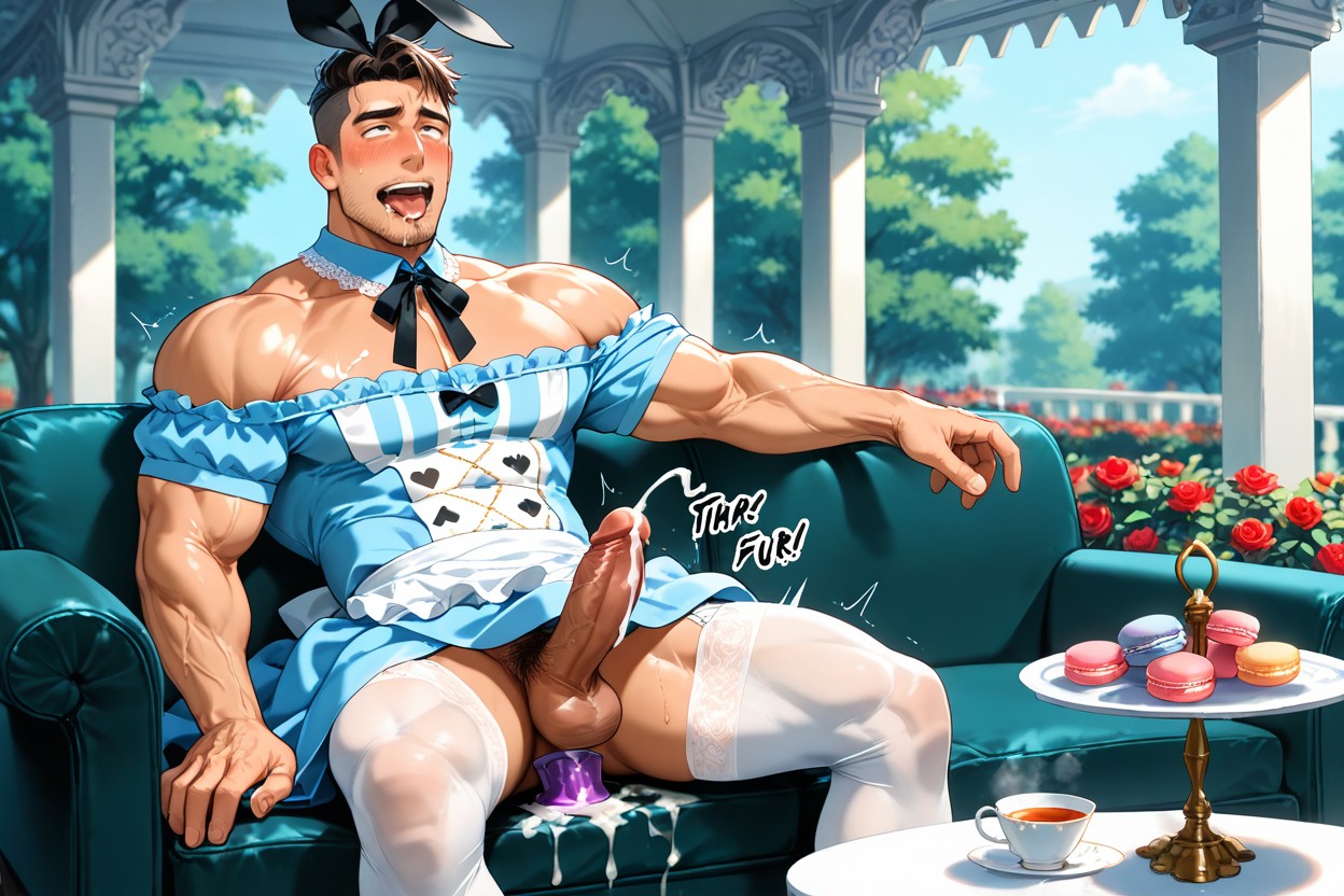 Put Dildo In Ass, Alice In Wonderland Costume, Musclé Porno IA Gay