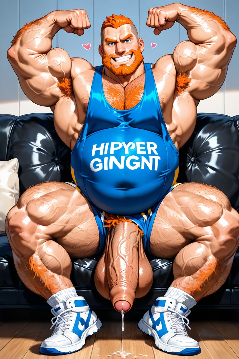 Gigantic, Smug Expression, 18+ AI Gay Porn