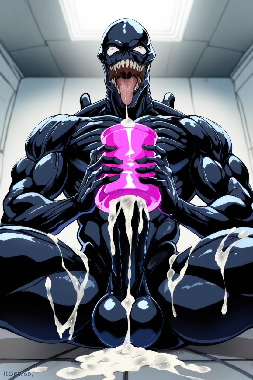 Idoraad, Throbbing Erect And Leaking Precum, Cum Strings AI Gay Porn