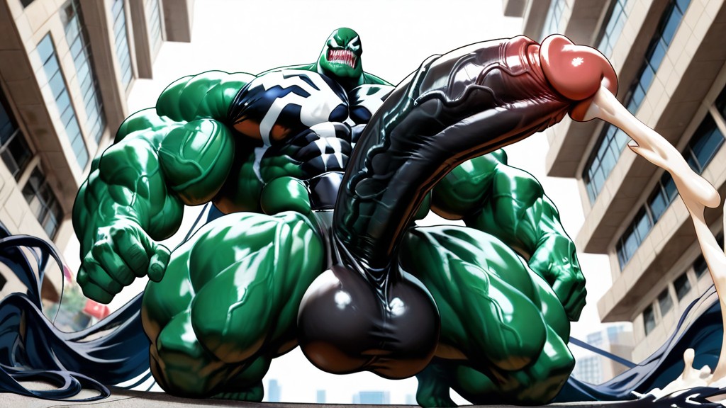 Black Penis, Masculine, Green Skin Porno gay IA