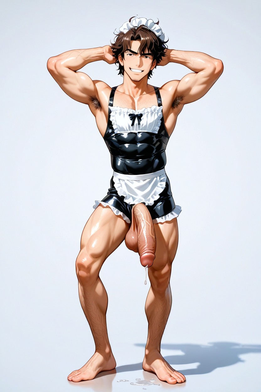 College Guy, No Body Woman, No High Definited Muscle AI Gay Porn