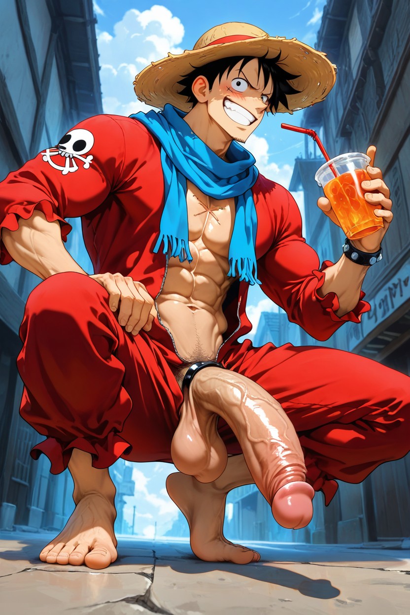 Fit, Person, Zoom Out AI Gay Porn