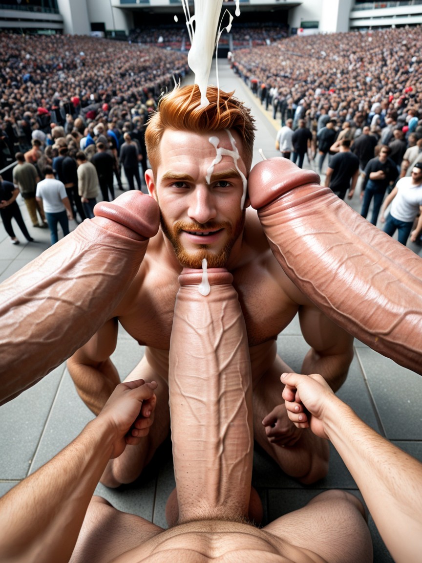Only Male, Looking Bearded Ginger, Zero Cosmetics Porno gay IA