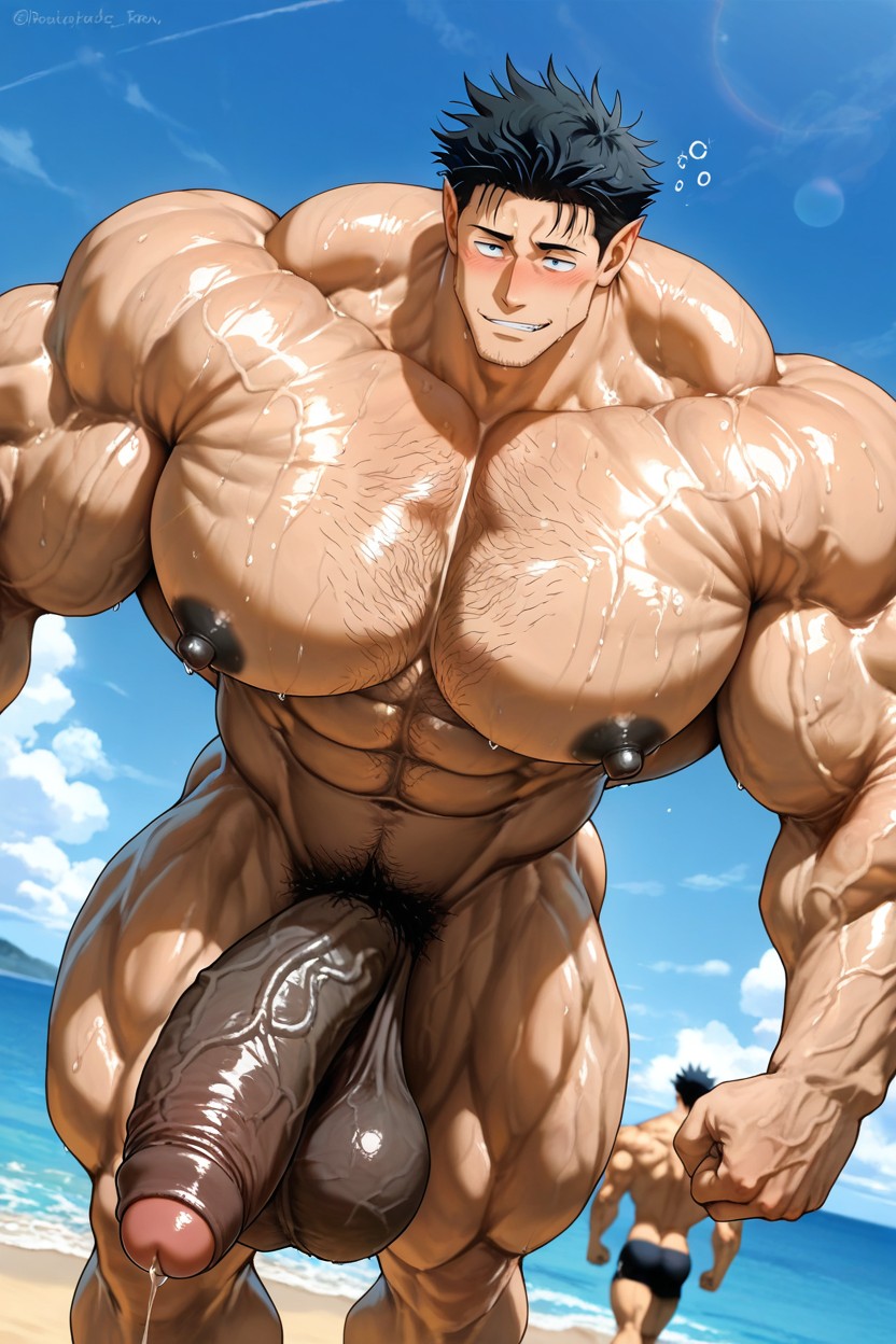 18+, Exquisite Tonal Range, Gigantic Veiny Testicles AI Gay Porn