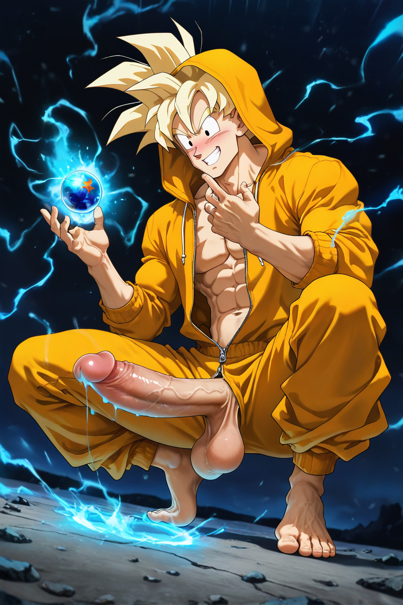 Cute, Goku From Dragonball Z, Profile AI Gay Porn