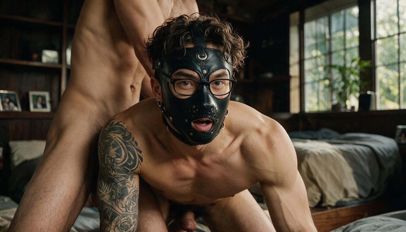Asian Man, How Him Getting Fucked, Arm Tattoos AI Gay Porn