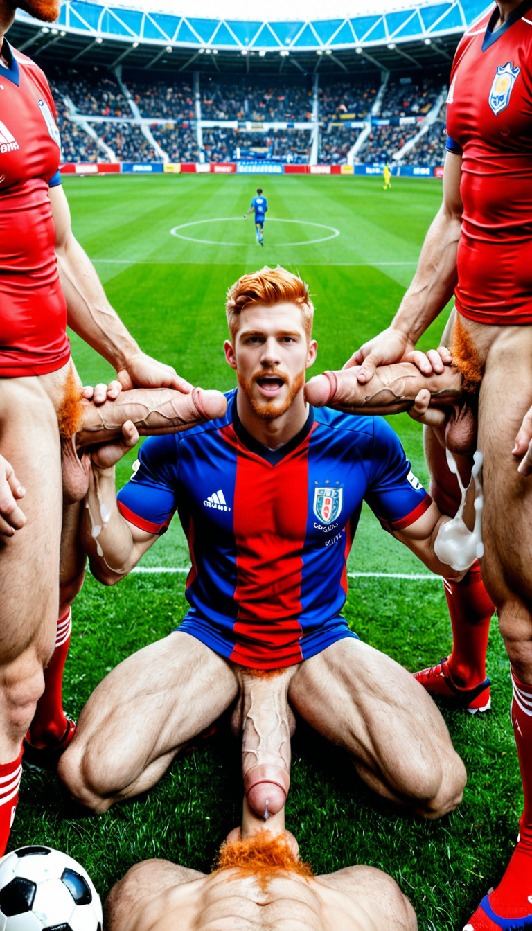 String Of Precum, Dick Longer And Thicker Than Leg, Penis Thicker And Longer Than Body AI Gay Porn