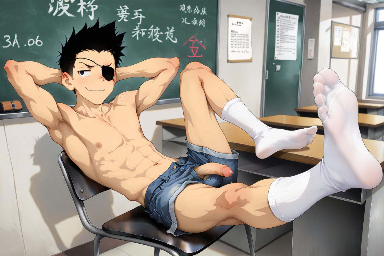 White Socks, Skinny, Beitemian AI Gay Porn