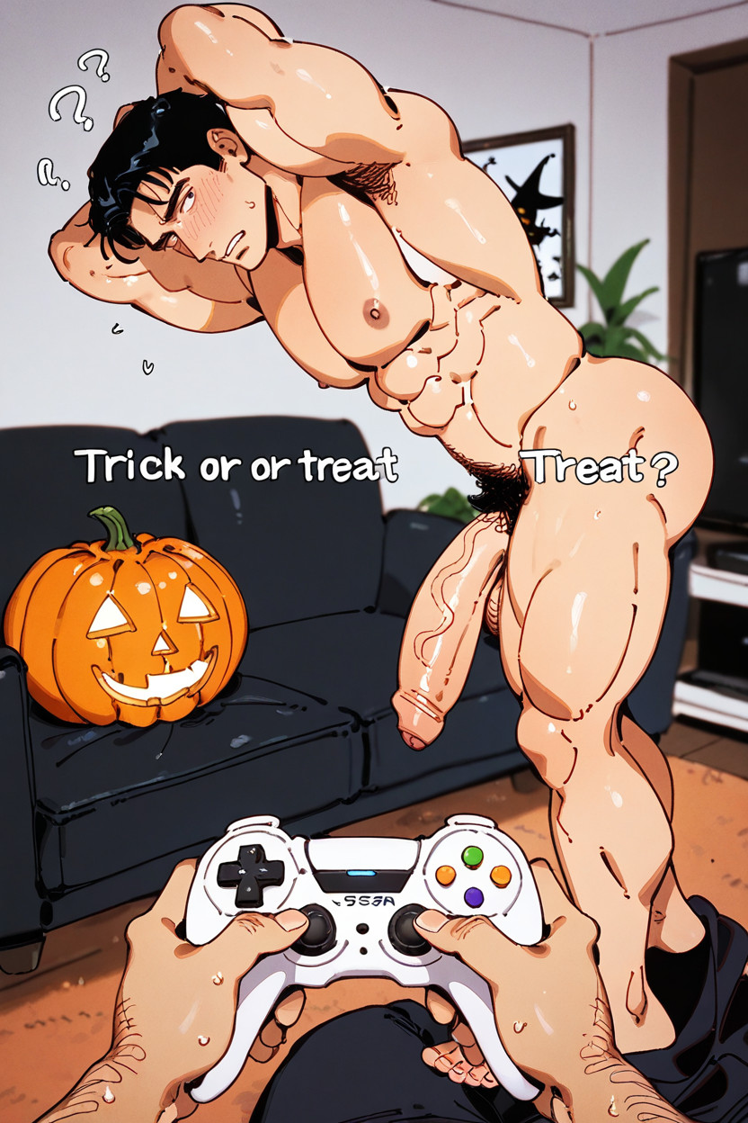 Living Room, 25+, Webtoon Art AI Gay Porn