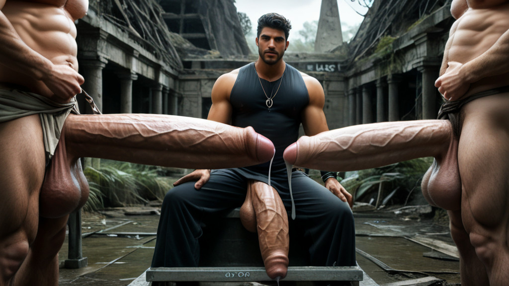 Tribal, Gay, Surreal Fantastical Setting Porno gay IA