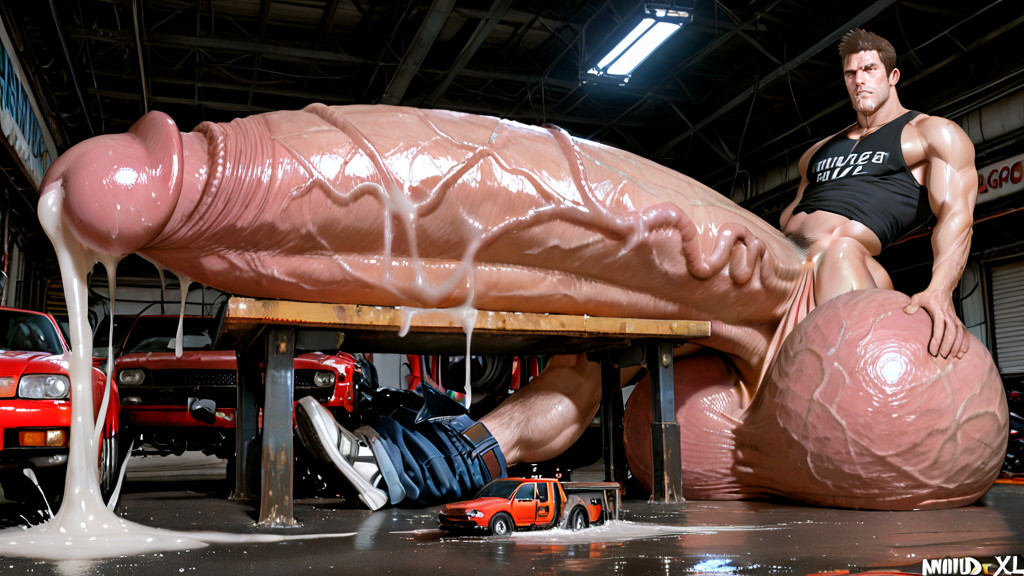 Hyper Gigantic Macro Penis, Colossal Penis, Mindboggling Scale Cock Porno gay IA