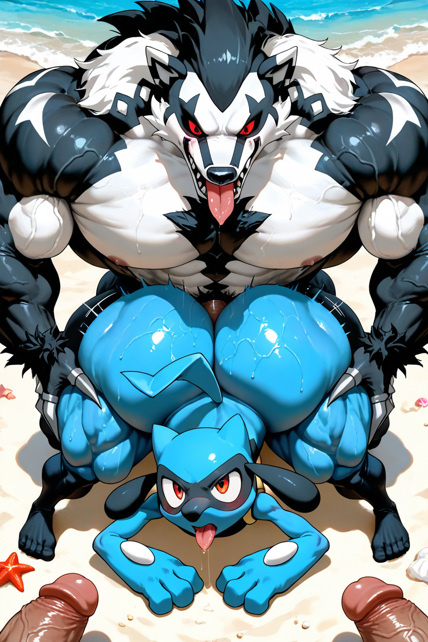 25+, Hyper Muscle, Enormous Bulging Chest And Arms AI Gay Porn