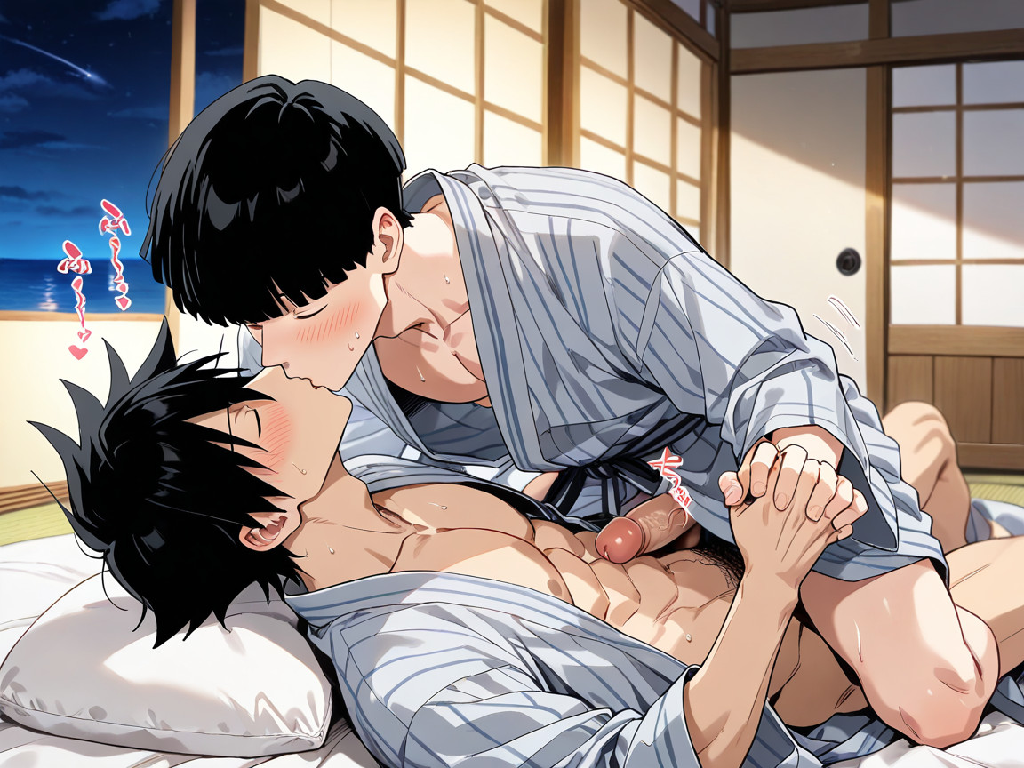 Mobpsycho, Sweat, Round Face Porno gay IA
