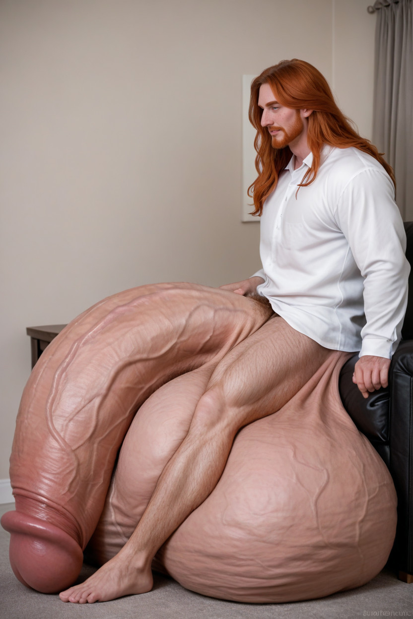 Massive Oversized Hyper Cock, More Oversized Hyper Balls, More Hyper Balls AI Gay Porn