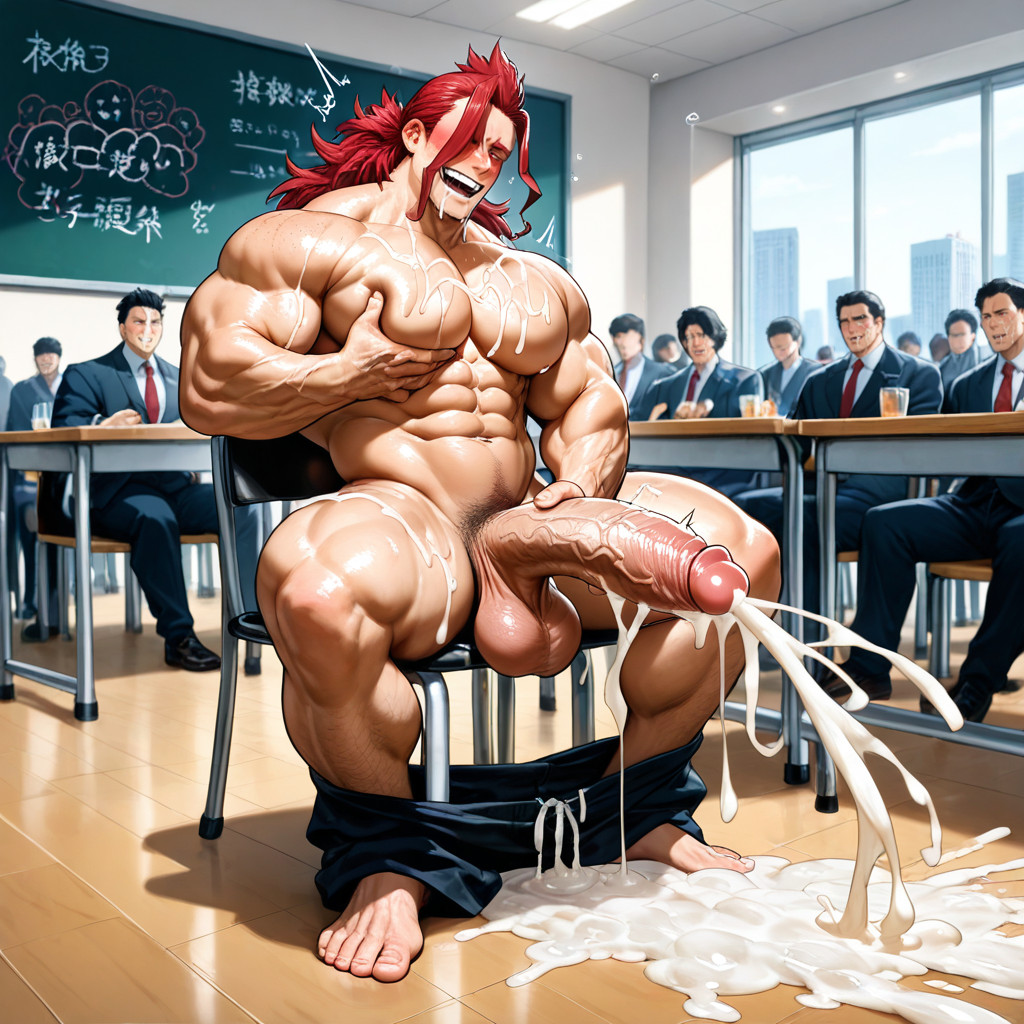 Nude, Kirishima From My Hero Academia, Public AI Gay Porn