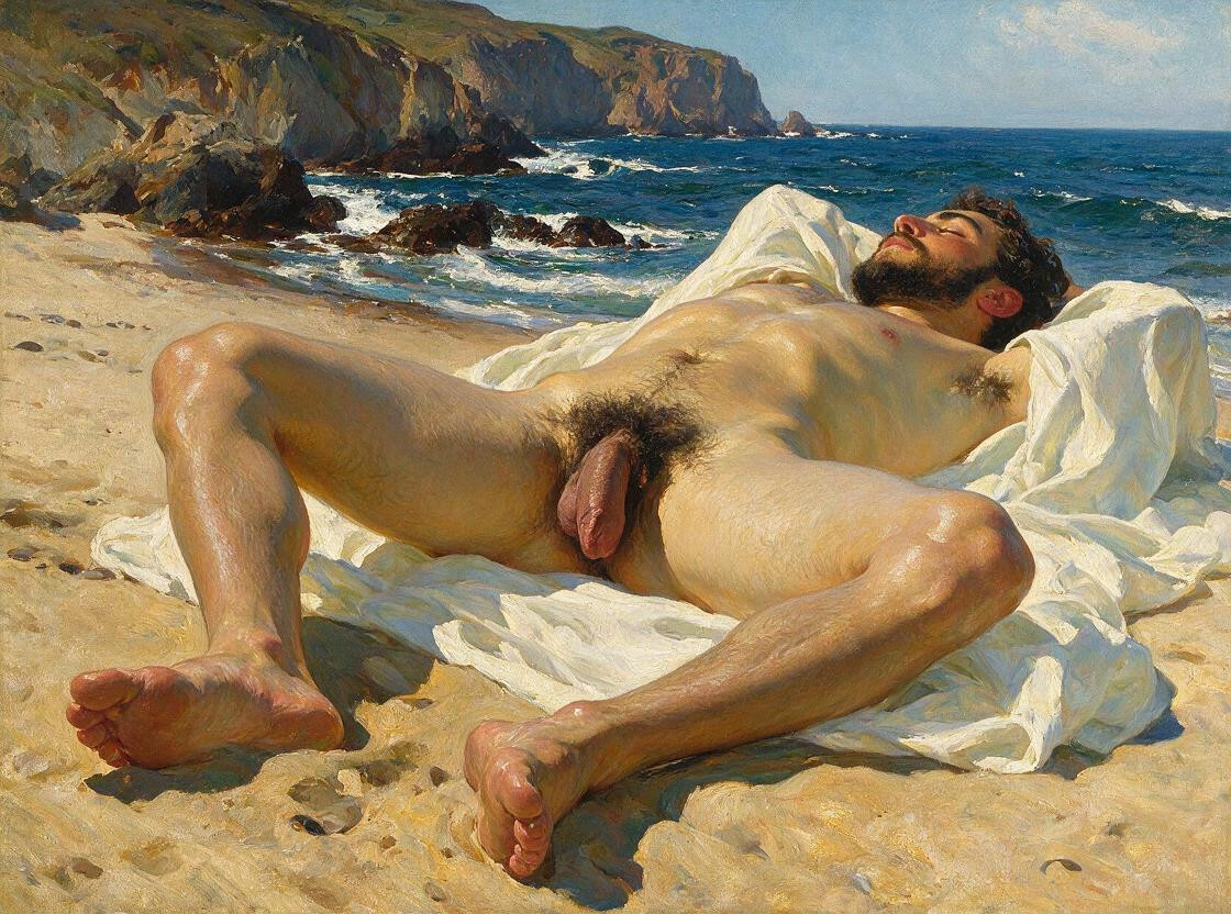 Grande, Sand, Quiet Place Porno gay IA