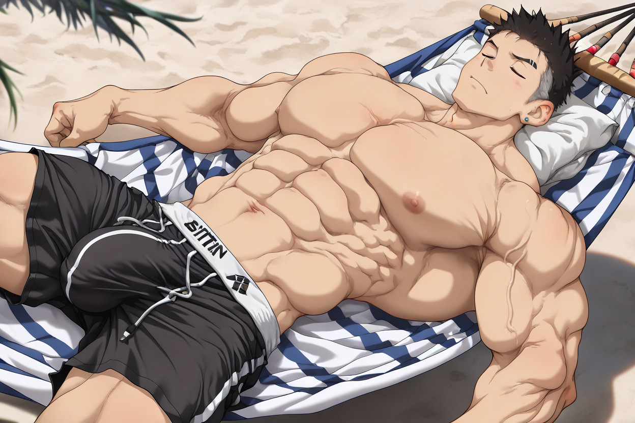 Massive Muscular Shoulders, Broad Lateral Fullness, Male Only AI Gay Porn