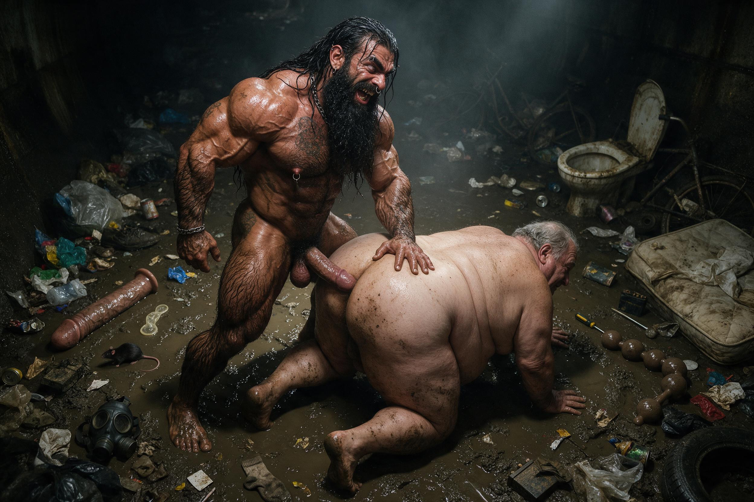 Plastic Trash On Floor, One Used Condom On Floor, Huge Nipples Porno gay IA
