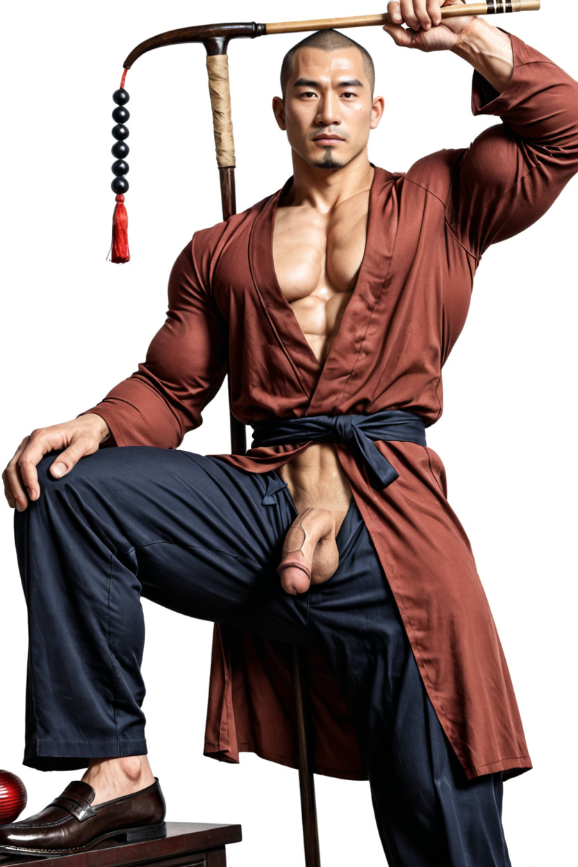 Clean Gorgeous Face, China, Hook Nose AI Gay Porn