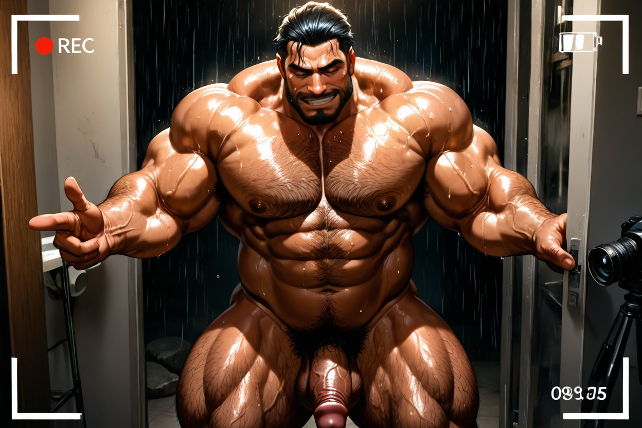 He Has A Massive, It Appears Thick, Gigantic AI Gay Porn