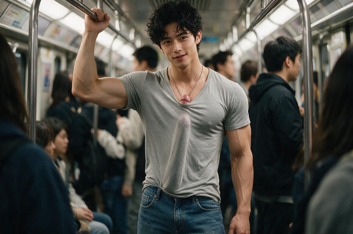Curly, Jeans, Smirk AI Gay Porn