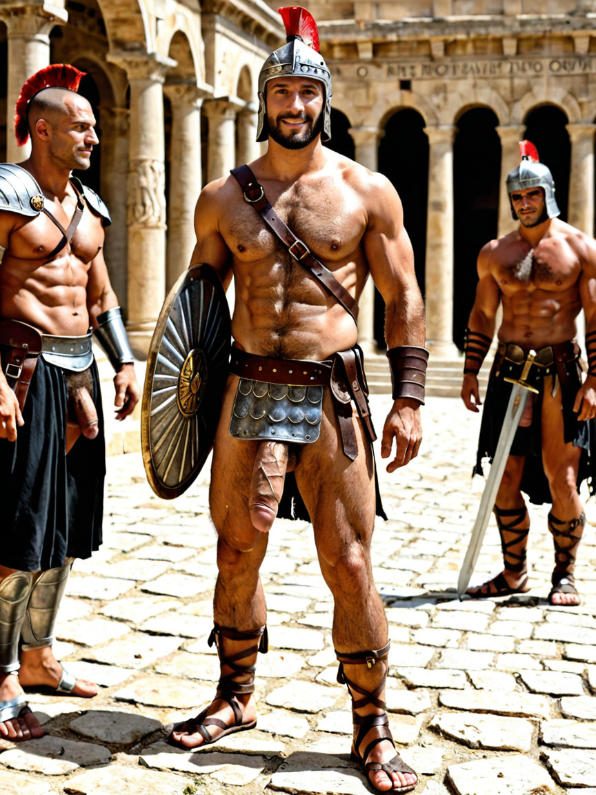 Gladiador, Gladiator, Sur De Europa Porno gay IA