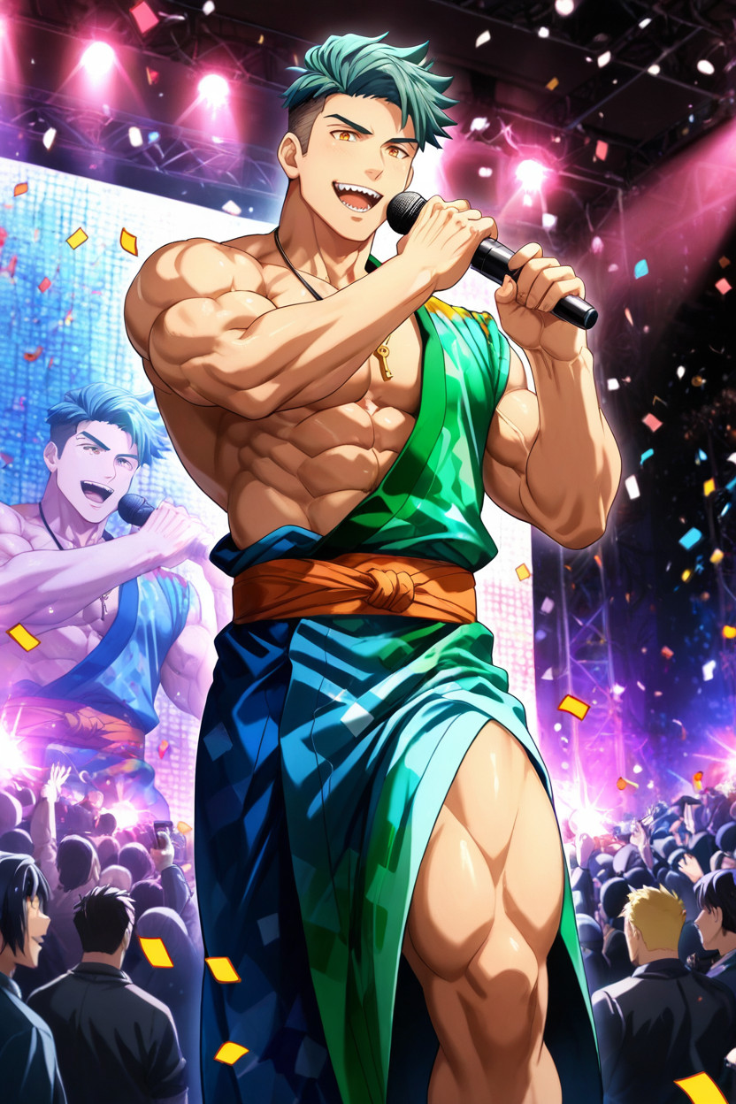 Waist Shot, Concierto, Masculine Appearance Porno gay IA