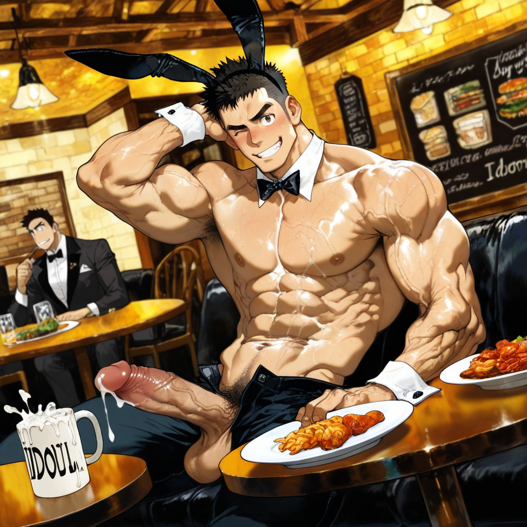Serving Patrons, Broad Shoulders, Tall Porno gay IA