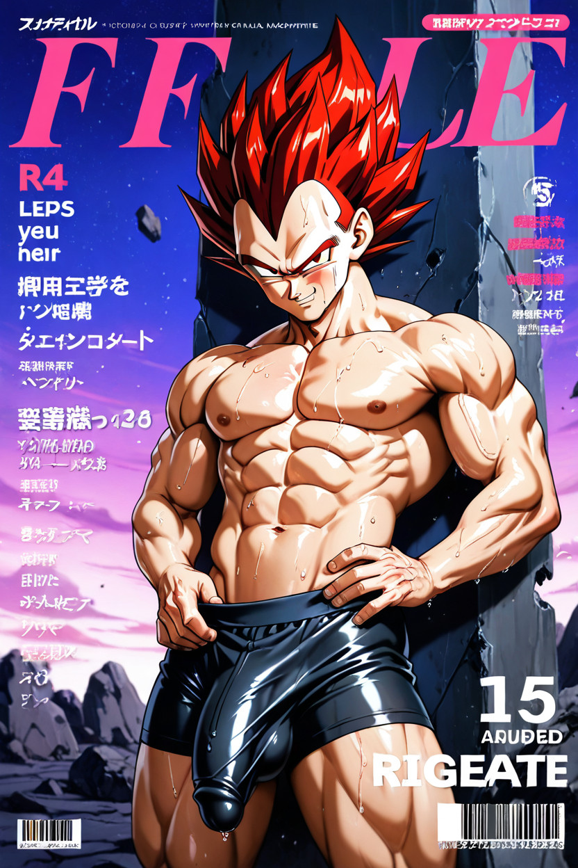 Anime Aesthetic, Glossy Finish, Provocative ゲイAIエロ