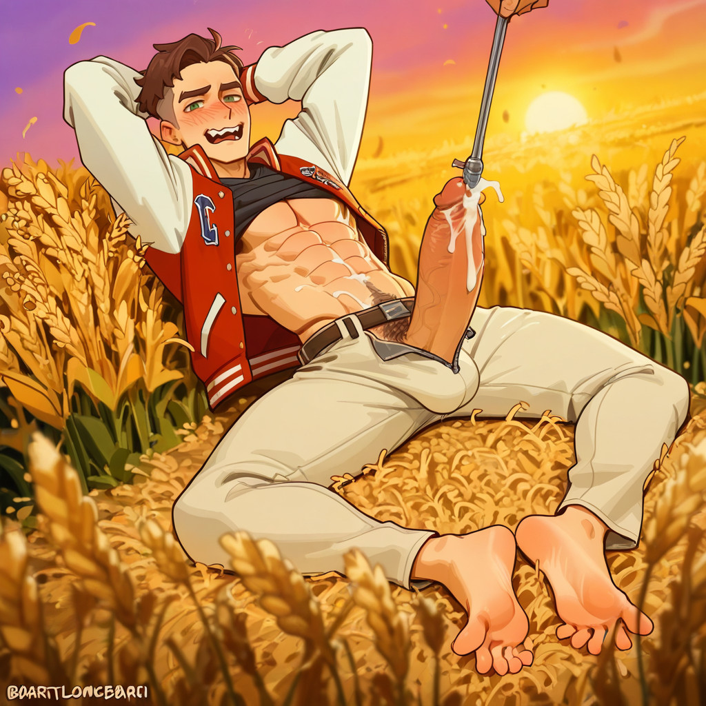 Spreading Penis, Spreading Toes, Laying On Dirt Porno gay IA