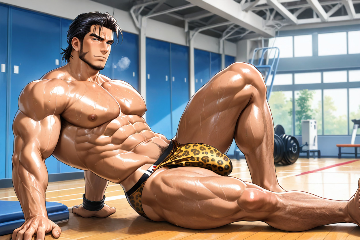 Shirtless, Confident Face, Tall 同性戀AI成人